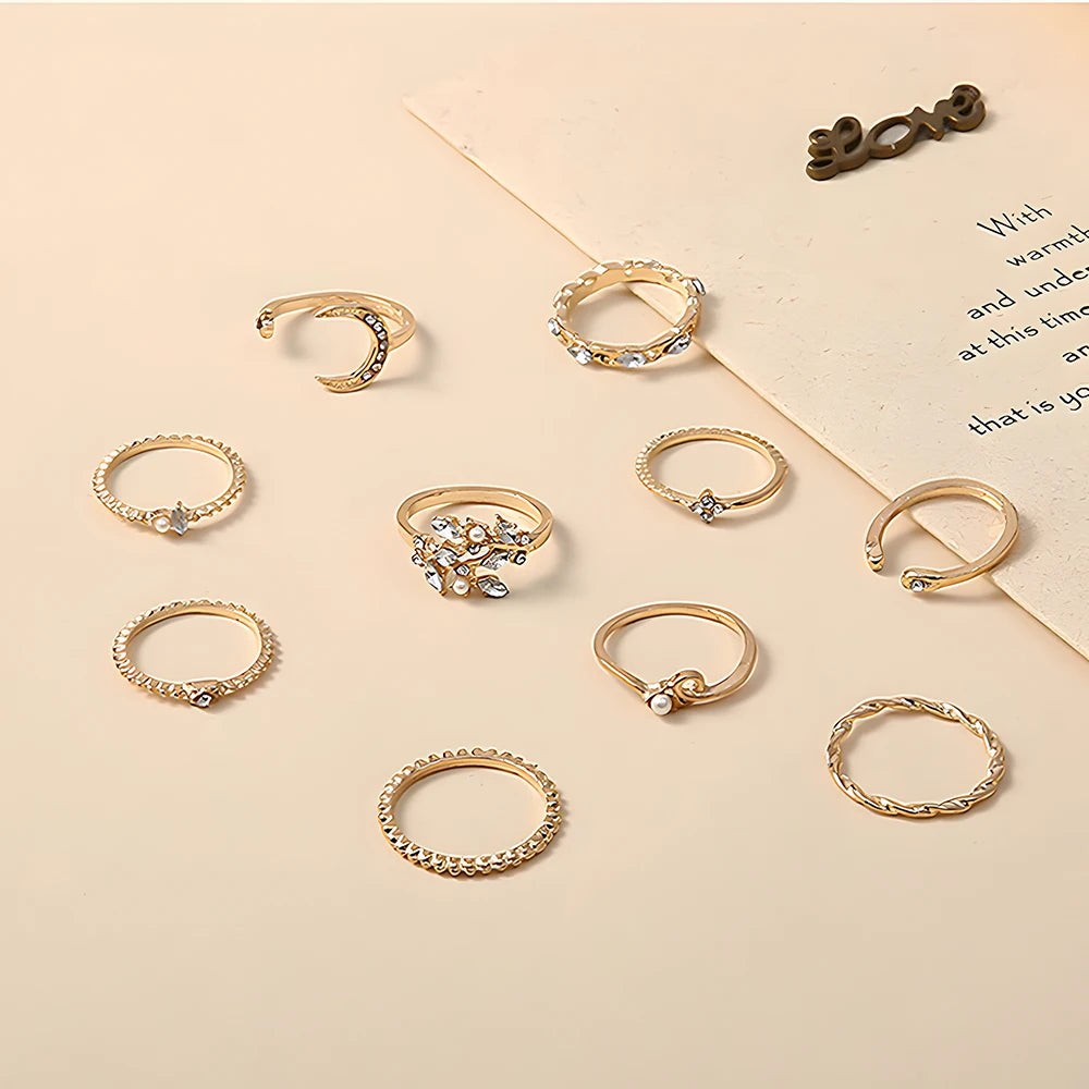 Gold Ring Set