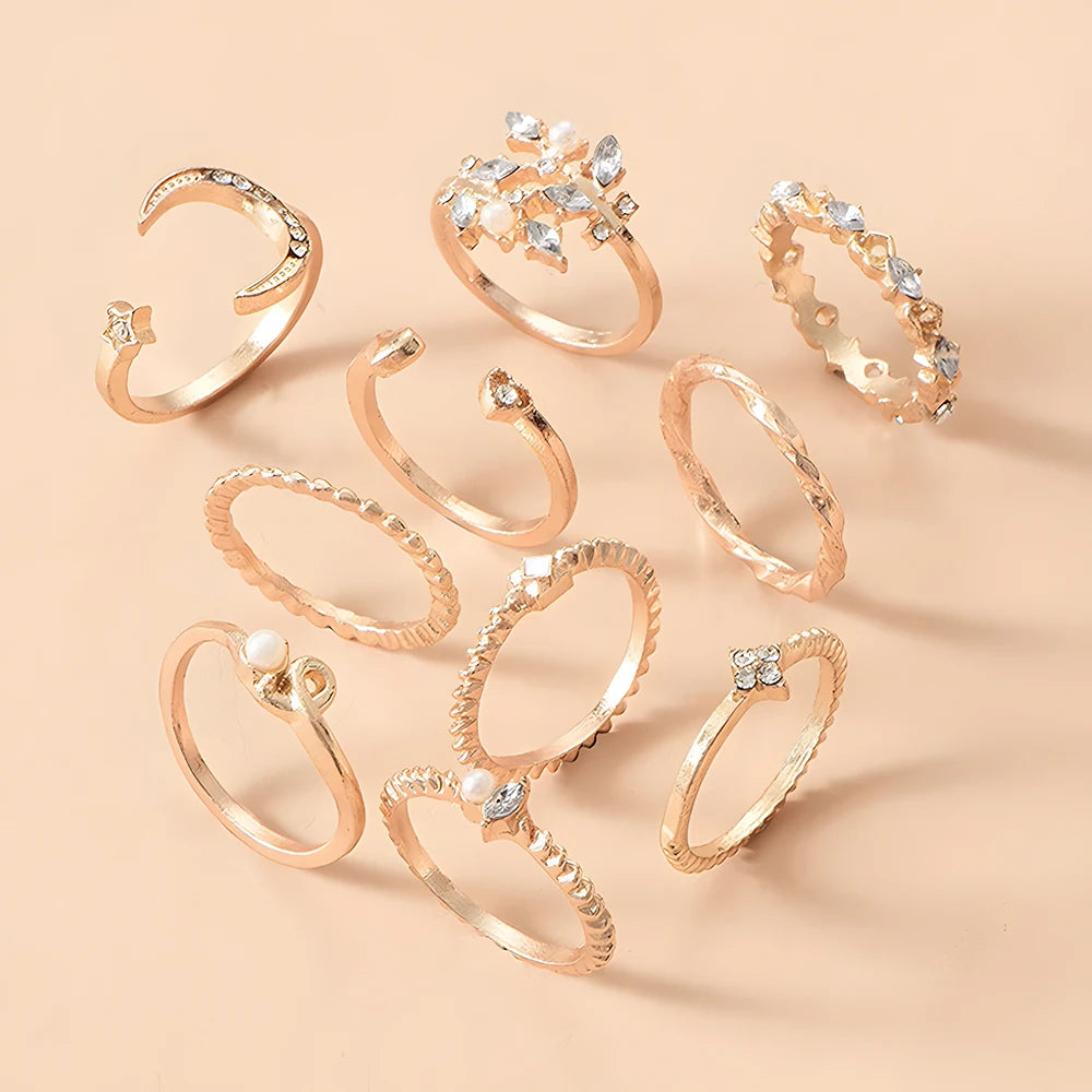 Gold Ring Set