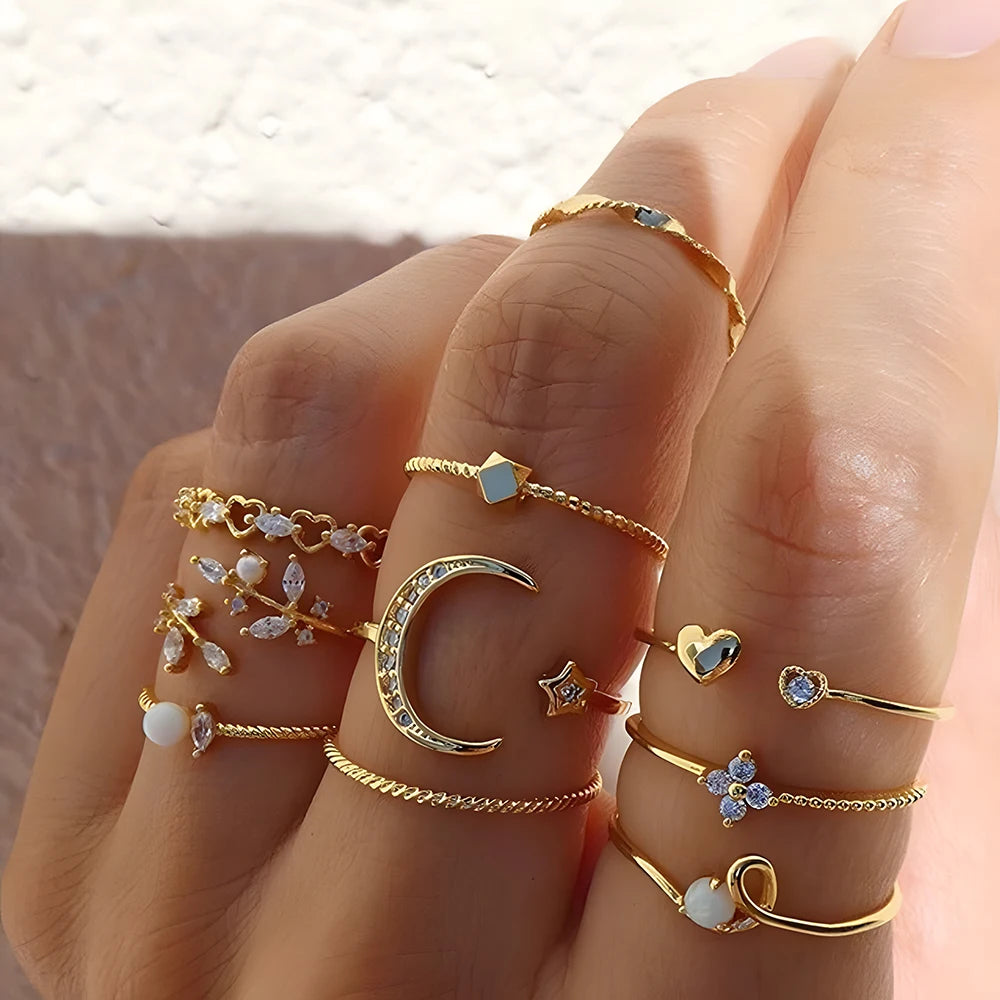 Gold Ring Set