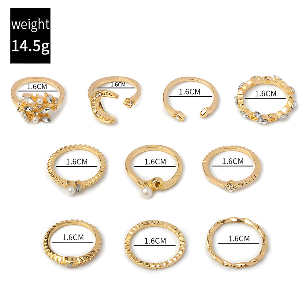 Gold Ring Set