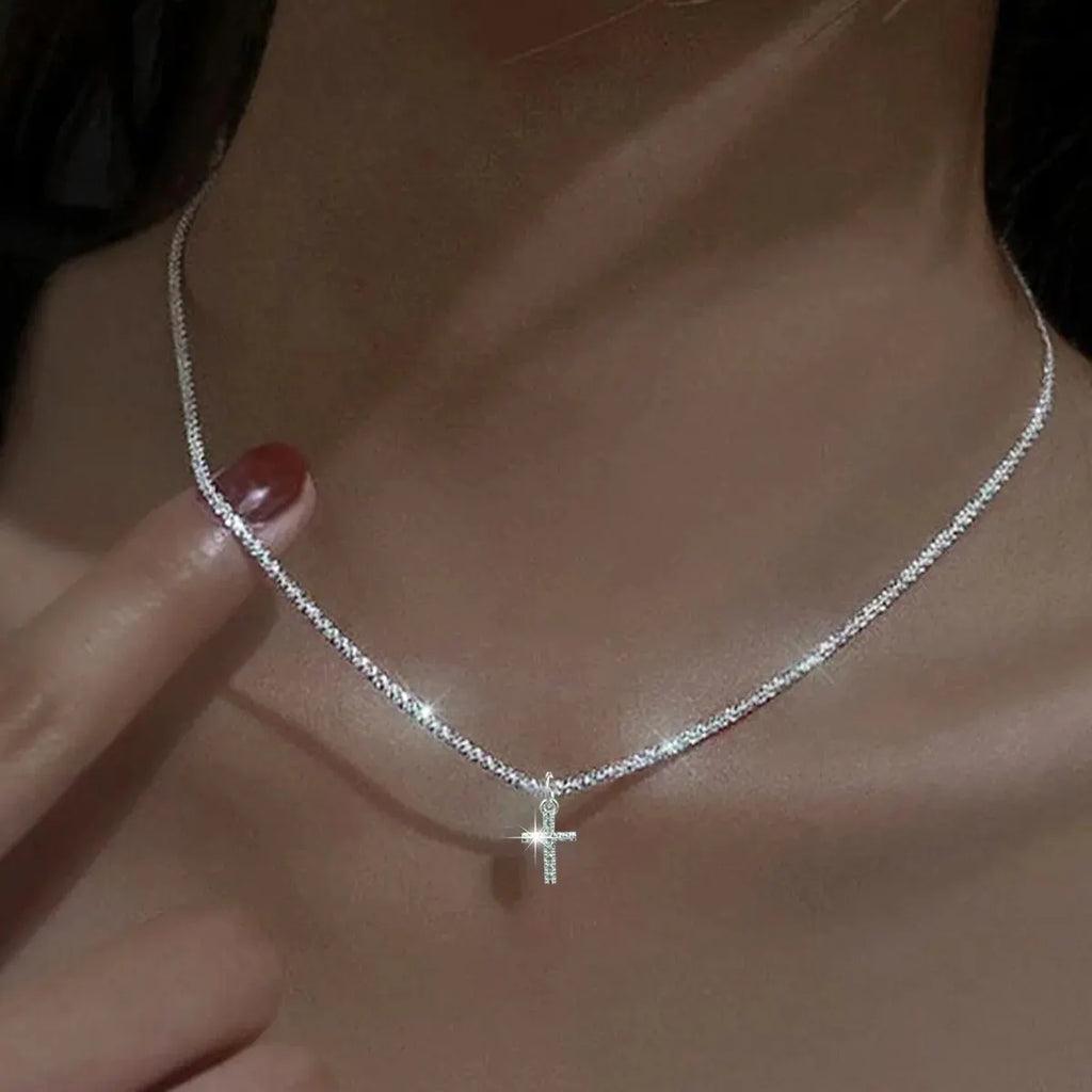 Simple Cross Necklace