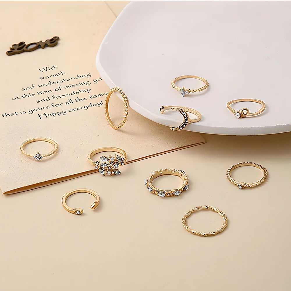 Gold Ring Set