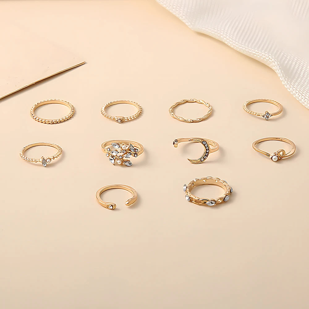 Gold Ring Set